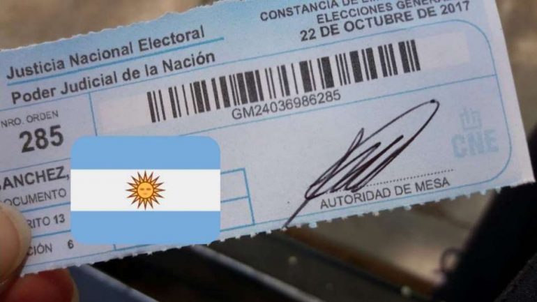 Constancia de Voto