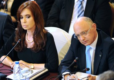 Cristina Kirchner junto a Timerman