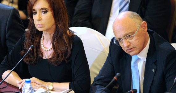 Cristina Kirchner junto a Timerman