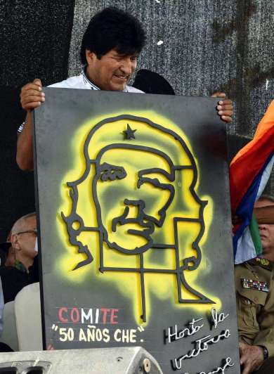 Evo reivindicó al Che