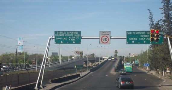 Megaobra en la costanera de Mendoza