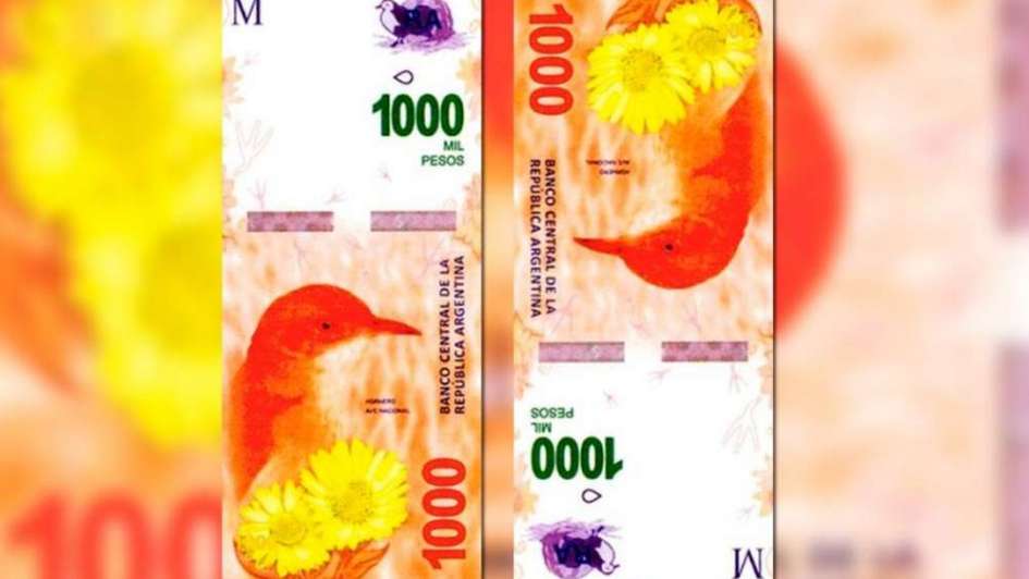 En Diciembre empieza a circular el billete de 1000 pesos