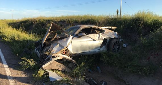 Se salvó de Milagro: así quedó el vehículo tras el accidente