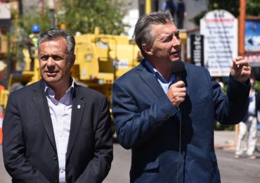 Enero. Macri en su última visita a Mendoza, en San Rafael.