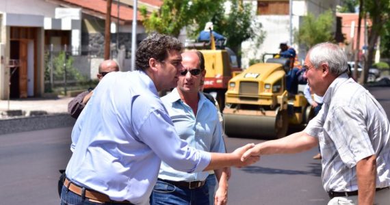 El ministro Kerchner recorrió obras en Tupungato