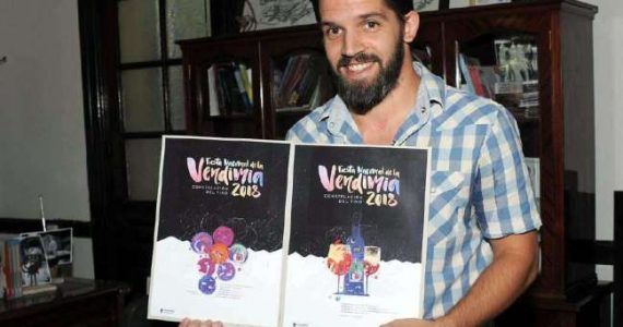 Damián Sáez hizo el diseño junto a su colega Ismael Figini. Se ganaron 100 mil pesos.