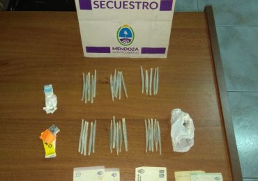 Un joven de 19 años fue detenido en Tunuyán con 30 cigarrillos de marihuana