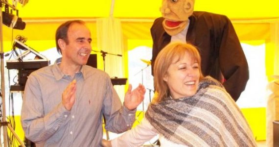 Carleti y su ex esposo, Leonardo Hisa