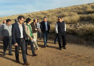 Funcionarios nacionales y provinciales visitaron el sitio donde se emplazará Portezuelo del Viento