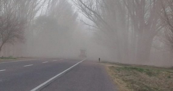 viento zonda en el valle de uco
