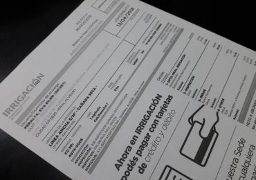 ¿Qué se paga cuando se abona el boleto de Irrigación?