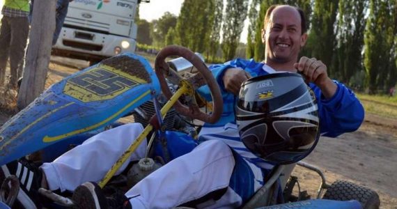 El intendente de Tupungato volcó en un karting y fue internado con múltiples lesiones
