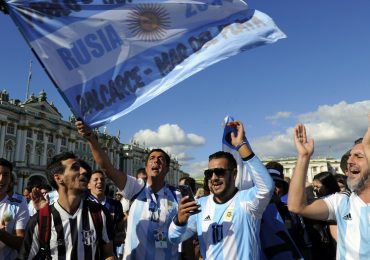 Colapso total con los hinchas argentinos en el Mundial