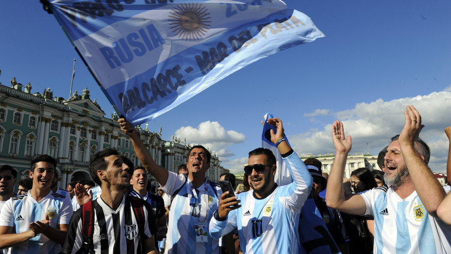 Colapso total con los hinchas argentinos en el Mundial