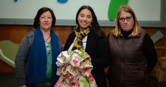 Trabajo solidario del taller Municipal de Corte y Confección Tgto