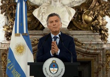 El presidente anunció en su discurso el fracaso del “gradualismo”. AFP