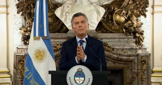 El presidente anunció en su discurso el fracaso del “gradualismo”. AFP