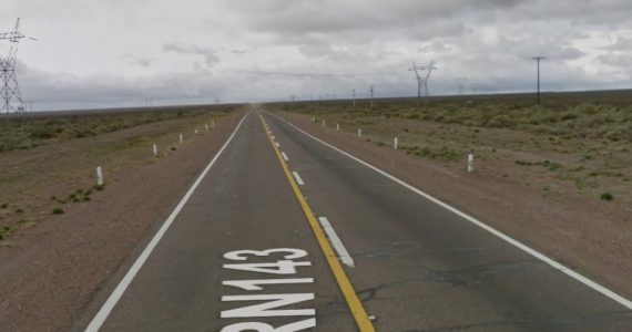 La zona de San Carlos donde se produjo el siniestro, camino a San Rafael.