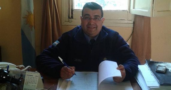 Ariel Navea. Jefe de la Comisaría 20 de Tupungato. Foto Facebook.