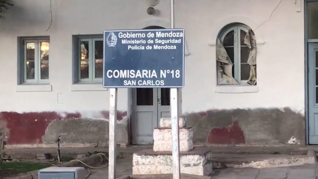 l uniformado cumple funciones con la comisaría 18 de San Carlos