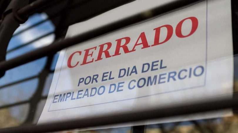 El lunes no abrirá el comercio