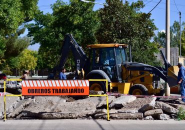 Corte de calle por obras Tgto