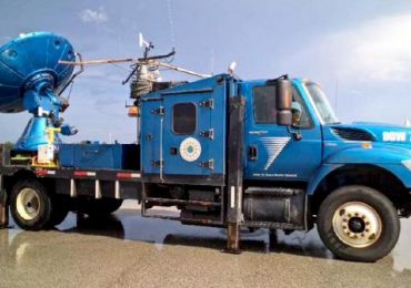 Uno de los 4 camiones que arribará próximamente a la provincia. Cada uno cuenta con radar.