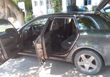 El Audi A3 que utilizaban los maleantes.