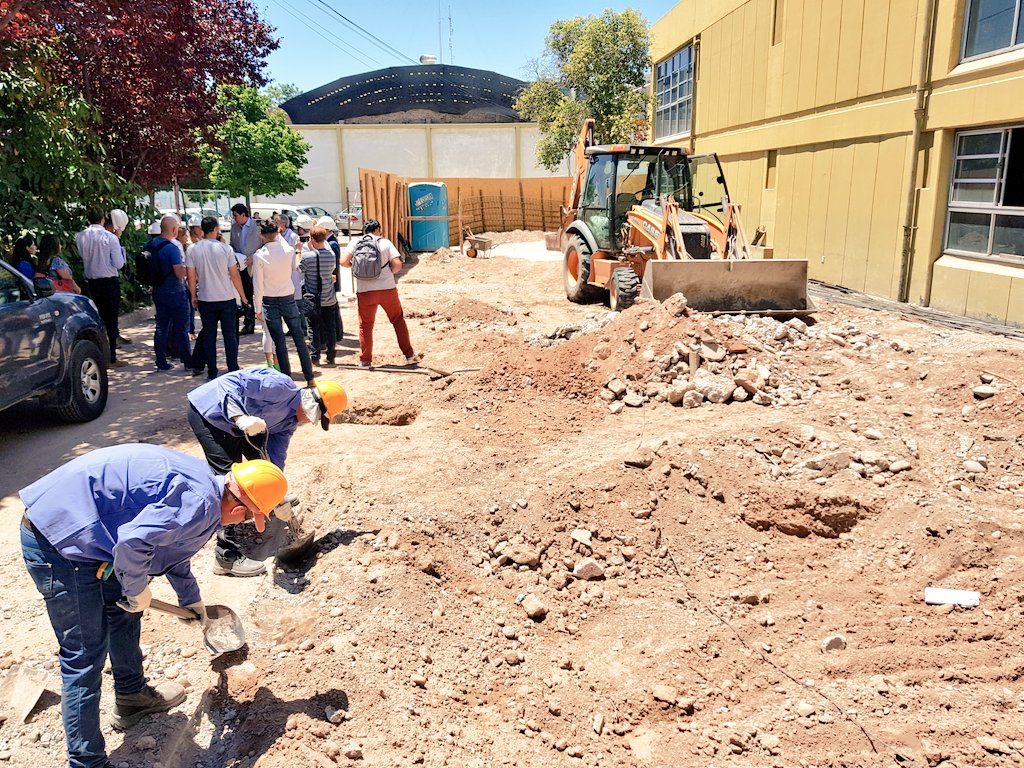 Comenzó la construcción del nuevo espacio para el resonador del Notti