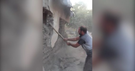 demolieron la vivienda para que no la usurpen