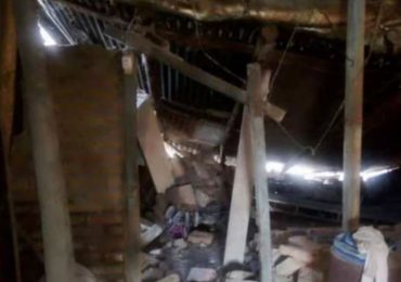 Familia guerra luego del derrumbe