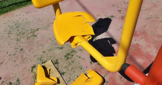 Vandalismo en Pistas de Salud Tgto