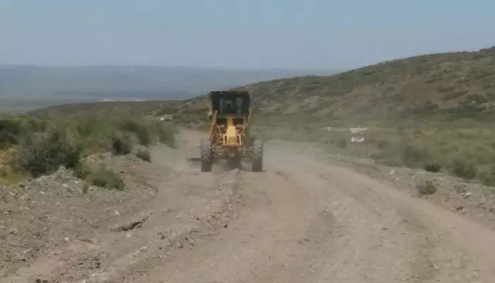 Vialidad provincial comenzó los trabajos de mantenimiento en la ruta que va al Manzano Histórico